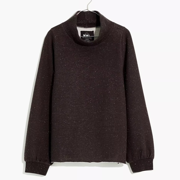 Madewell MWL Betterterry Relaxed Turtleneck Sweatshirt - Picture 4 of 7
